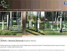 Tablet Screenshot of fitpark.pl